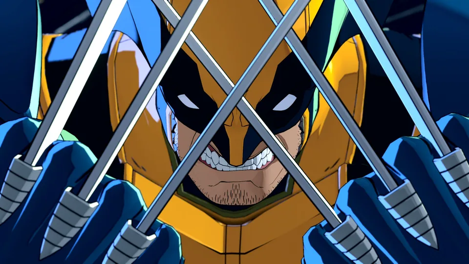 MARVEL Tōkon: Fighting Souls branded squad Assemble action in a match